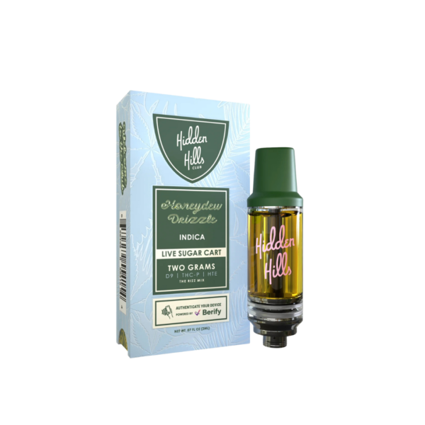 Hidden Hills - D9/Thcp/Hte - Live Sugar 2g Cartridge - Honeydew Drizzle