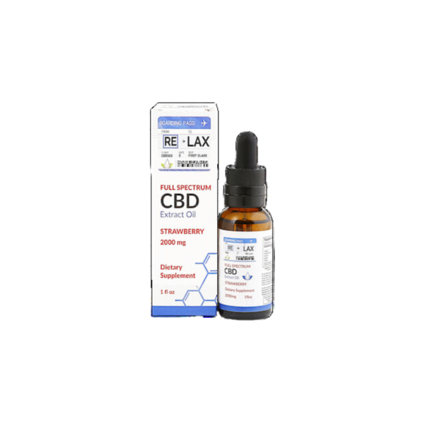 RE-LAX CBD Full Spectrum 2000mg Strawberry