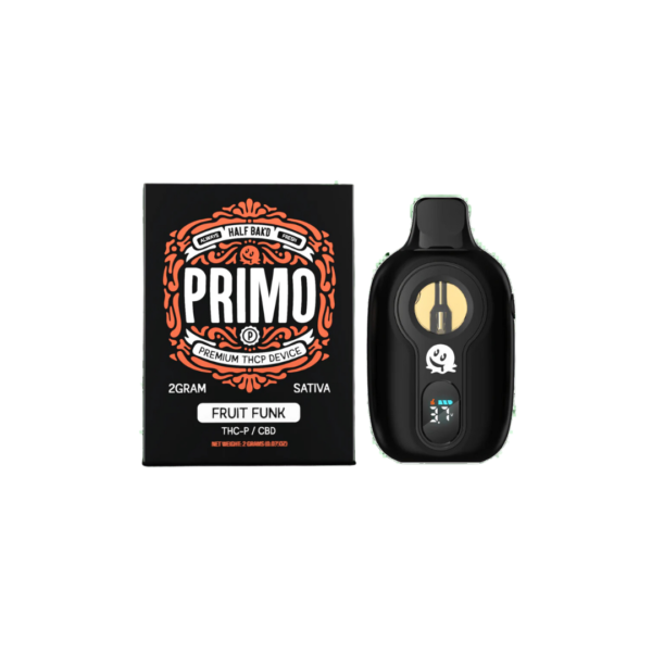 Half Bak’d – Primo – THCP/CBD 2G Disposable – Fruit Funk